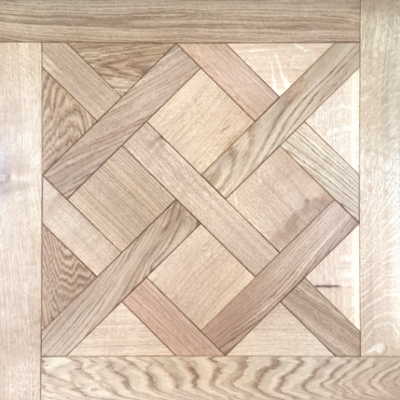 Hand Made solid oak parquet panels